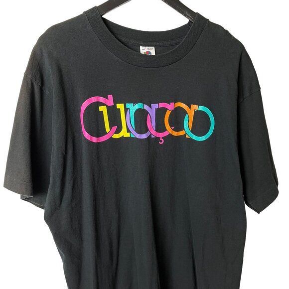 Urban Outfitters Tops - Fruit of the Loom Vintage Curaçao Tee XL Black Cotton USA Unisex Fit